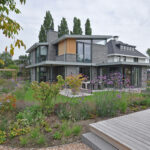 moderne villa natuurlijke tuin